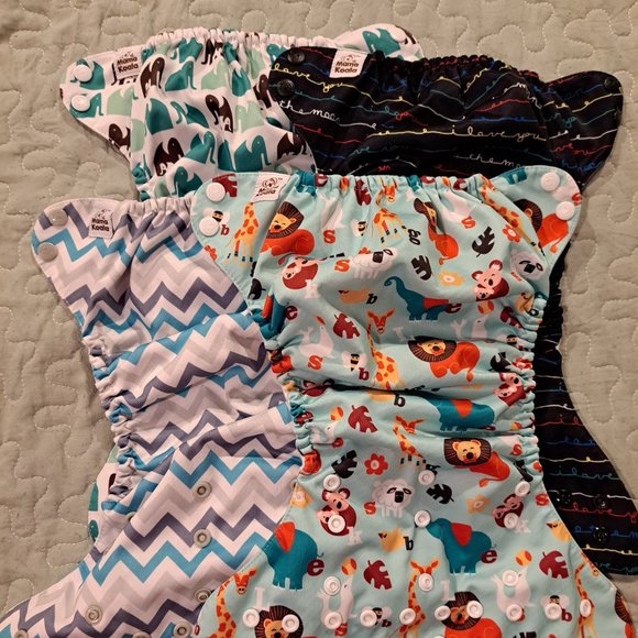 LOT of Cloth Diapers + Inserts (12 diapers/24 inserts) - Picture 3 of 6